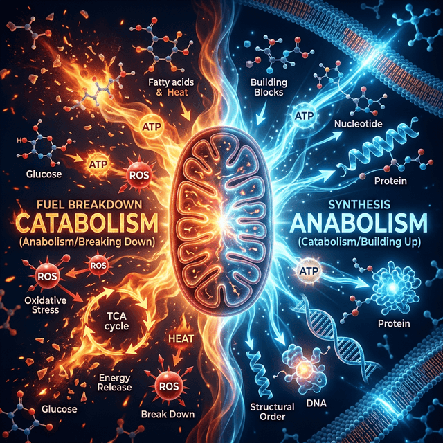 Fases del metabolismo desde la bioenergética: más allá del catabolismo y el anabolismo